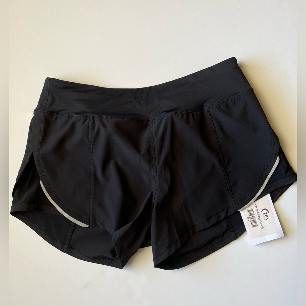 Zyia Black Mesh Energy Shorts